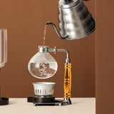 Maxbell Glass Siphon Coffee Maker Siphon Brewer for Dining Room Birthday Gifts 5 Cup