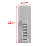 Maxbell Toilet Cover Lifter Portable Toilet Seat Holder Lift Tools for Home Gray