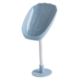 Maxbell Self Draining Soap Holder Detachable Soap Box Case stand Kitchen Blue