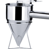 Maxbell Batter Funnel Dispenser with Stand 1200ml for Pancake Fish Ball 17mm Hole