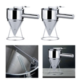 Maxbell Batter Funnel Dispenser with Stand 1200ml for Pancake Fish Ball 17mm Hole