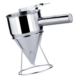Maxbell Batter Funnel Dispenser with Stand 1200ml for Pancake Fish Ball 17mm Hole