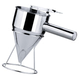 Maxbell Batter Funnel Dispenser with Stand 1200ml for Pancake Fish Ball 17mm Hole