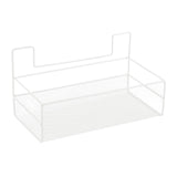 Maxbell Wall Mounted Bathroom Shelf High Capacity Container Punch Free for Kitchen White