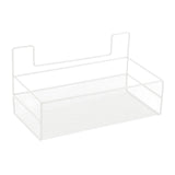 Maxbell Wall Mounted Bathroom Shelf High Capacity Container Punch Free for Kitchen White