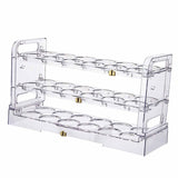 Maxbell Multi Layer Egg Storage Box Stackable Large Capacity for Fridge Household Transparent