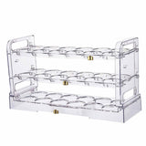 Maxbell Multi Layer Egg Storage Box Stackable Large Capacity for Fridge Household Transparent