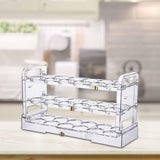 Maxbell Multi Layer Egg Storage Box Stackable Large Capacity for Fridge Household Transparent