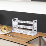 Maxbell Multi Layer Egg Storage Box Stackable Large Capacity for Fridge Household Transparent