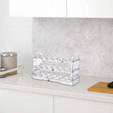 Maxbell Multi Layer Egg Storage Box Stackable Large Capacity for Fridge Household Transparent