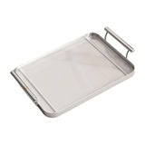 Maxbell Serving Trays Multi Purpose Tableware Acrylic for Party Tabletop Bedroom Argent