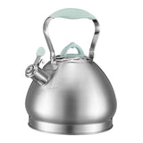 Maxbell 4.3L Tea Pot with Handle Whistle Tea Pot Stainless Steel for Cookers Green