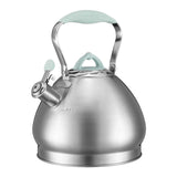 Maxbell 4.3L Tea Pot with Handle Whistle Tea Pot Stainless Steel for Cookers Green
