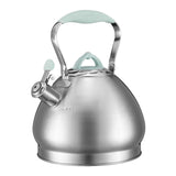 Maxbell 4.3L Tea Pot with Handle Whistle Tea Pot Stainless Steel for Cookers Green