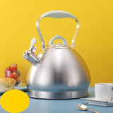 Maxbell 4.3L Tea Pot with Handle Whistle Tea Pot Stainless Steel for Cookers Green