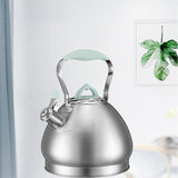 Maxbell 4.3L Tea Pot with Handle Whistle Tea Pot Stainless Steel for Cookers Green