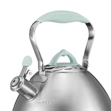 Maxbell 4.3L Tea Pot with Handle Whistle Tea Pot Stainless Steel for Cookers Green