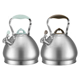 Maxbell 4.3L Tea Pot with Handle Whistle Tea Pot Stainless Steel for Cookers Green