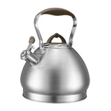 Maxbell 4.3L Tea Pot with Handle Whistle Tea Pot Stainless Steel for Cookers Gray