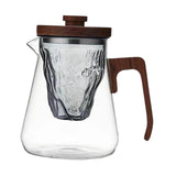 Maxbell Glass Tea Kettle with Removable Infuser Large Capacity for Kitchen Home