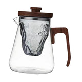 Maxbell Glass Tea Kettle with Removable Infuser Large Capacity for Kitchen Home
