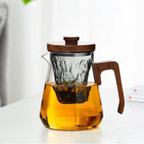 Maxbell Glass Tea Kettle with Removable Infuser Large Capacity for Kitchen Home