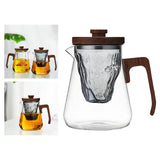 Maxbell Glass Tea Kettle with Removable Infuser Large Capacity for Kitchen Home