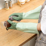 Maxbell Dish Washing Gloves Household Accessory Reusable Non Slip Utensils
