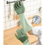 Maxbell Dish Washing Gloves Household Accessory Reusable Non Slip Utensils