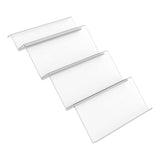 Maxbell Acrylic Spice Drawer Organizer 4 Layer Expandable for Cabinet Pantry Kitchen Clear