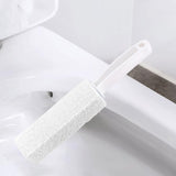 Maxbell Pumice Stone Toilets Brush with Handle for Rust Grill Feet Care Bath Pool White 10cm