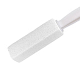 Maxbell Pumice Stone Toilets Brush with Handle for Rust Grill Feet Care Bath Pool White 20.5cm