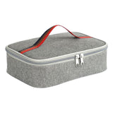 Maxbell Tote Insulated Food Container Portable Reusable for Kitchen Home Travel Gray