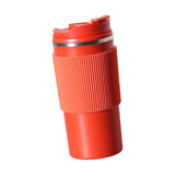 Maxbell Insulated Cup Vacuum Hot and Cold with Lid Coffee Mug for Tea Beverage Drinks Red