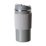 Maxbell Insulated Cup Vacuum Hot and Cold with Lid Coffee Mug for Tea Beverage Drinks Gray