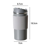 Maxbell Insulated Cup Vacuum Hot and Cold with Lid Coffee Mug for Tea Beverage Drinks Gray