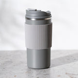 Maxbell Insulated Cup Vacuum Hot and Cold with Lid Coffee Mug for Tea Beverage Drinks Gray