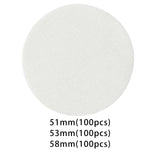 Maxbell 100x Coffee Filter Replacement Part Paper Filters for Hotel Kitchen Home 51mm
