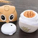 Maxbell Household Toothpick Dispenser Toothpick Bucket for Restaurant Bedroom Home
