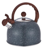 Maxbell Multipurpose Loud Whistling Kettle Hiking Teapot Stainless Steel for Camping grey