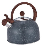 Maxbell Multipurpose Loud Whistling Kettle Hiking Teapot Stainless Steel for Camping grey