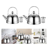 Maxbell Stainless Steel Tea Kettle with Infuser for Restaurant Picnic 1.2L