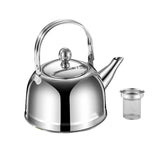 Maxbell Stainless Steel Tea Kettle with Infuser for Restaurant Picnic 1.8L