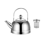 Maxbell Stainless Steel Tea Kettle with Infuser for Restaurant Picnic 1.8L