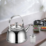 Maxbell Stainless Steel Tea Kettle with Infuser for Restaurant Picnic 1.8L