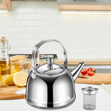 Maxbell Stainless Steel Tea Kettle with Infuser for Restaurant Picnic 1.8L