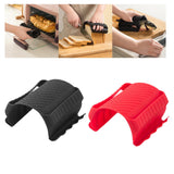 Maxbell Silicone Hot Holder Multifunctional Mitts for Kitchen Gadget Baking black