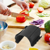 Maxbell Silicone Hot Holder Multifunctional Mitts for Kitchen Gadget Baking black