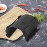 Maxbell Silicone Hot Holder Multifunctional Mitts for Kitchen Gadget Baking black