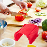 Maxbell Silicone Hot Holder Multifunctional Mitts for Kitchen Gadget Baking red